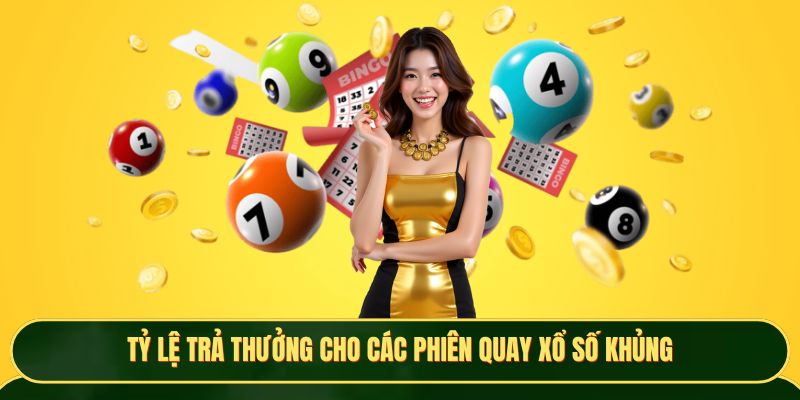 Tỷ lệ trả thưởng cho các phiên quay xổ số khủng